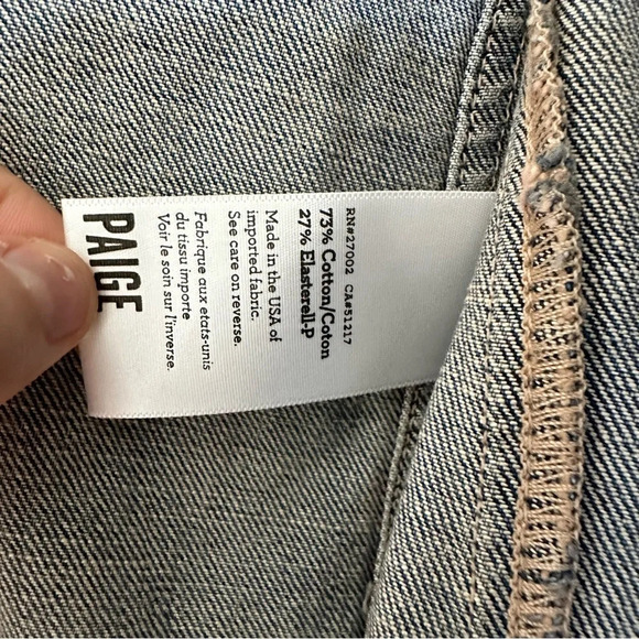 PAIGE Denim Zip Up Vest Size: Small - Picture 5 of 5